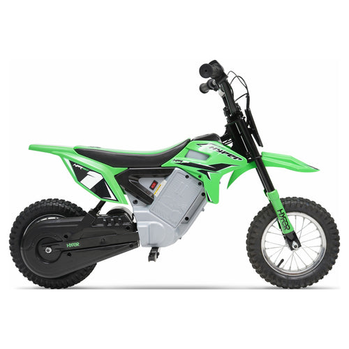 , HPR350 24V Electric Dirt Bike, Children Ages 13+, up to 14 MPH, Green